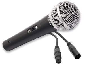 MIC-90 | Wired handheld mic with 20 ft. cable (XLR plug)